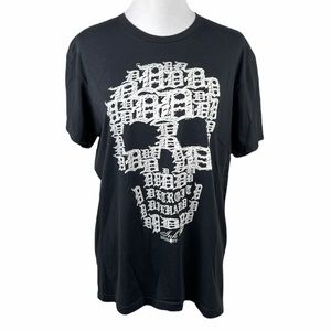 Ink Detroit Skull T-Shirt, Black, Large